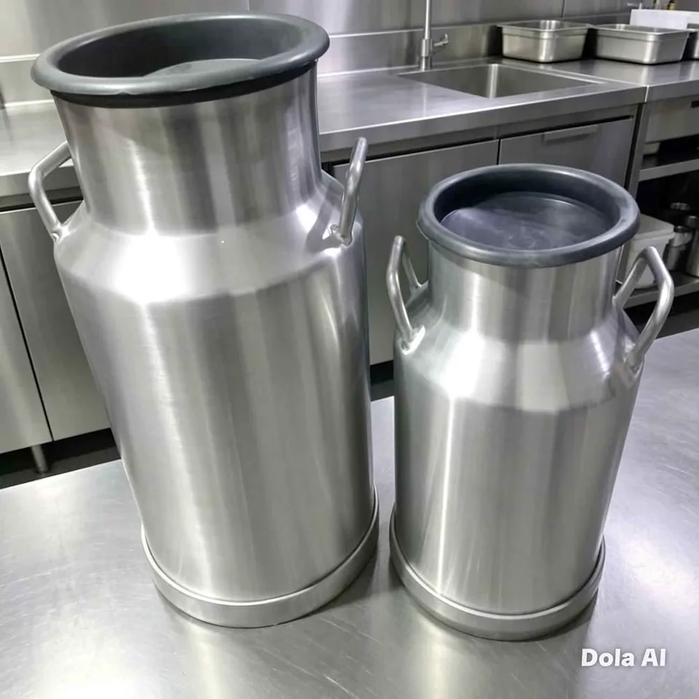 Cantina de aluminio 20 litros, tapa de caucho