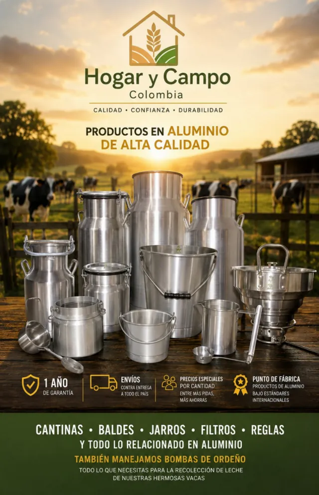Catálogo de Cantinas de Aluminio de Hogar y Campo Colombia