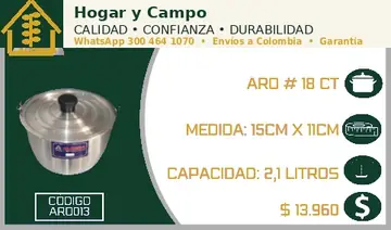 Aro # 18 CT, código ARO013