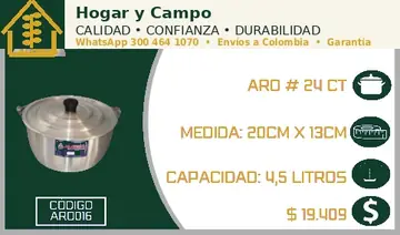 Aro # 24 CT, código ARO016