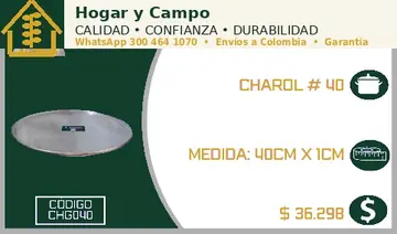 Charol # 40, código CHG040