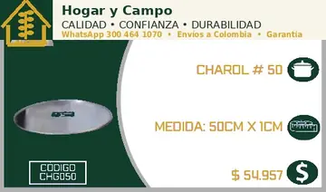 Charoles de aluminio Hogar y Campo