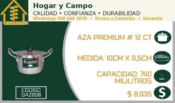 Aza premium # 12 CT, código GAZ008