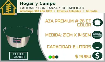 Aza premium # 26 CT color, código GAZ009