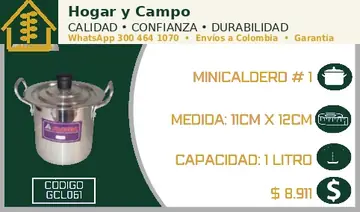 Minicaldero # 1, código GCL061