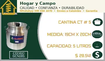 Cantina CT # 5, código GCN005