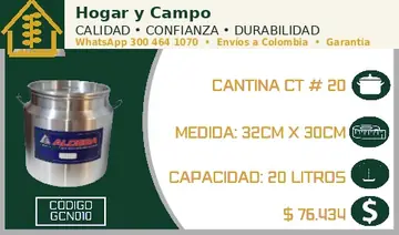 Cantina CT # 20, código GCN010